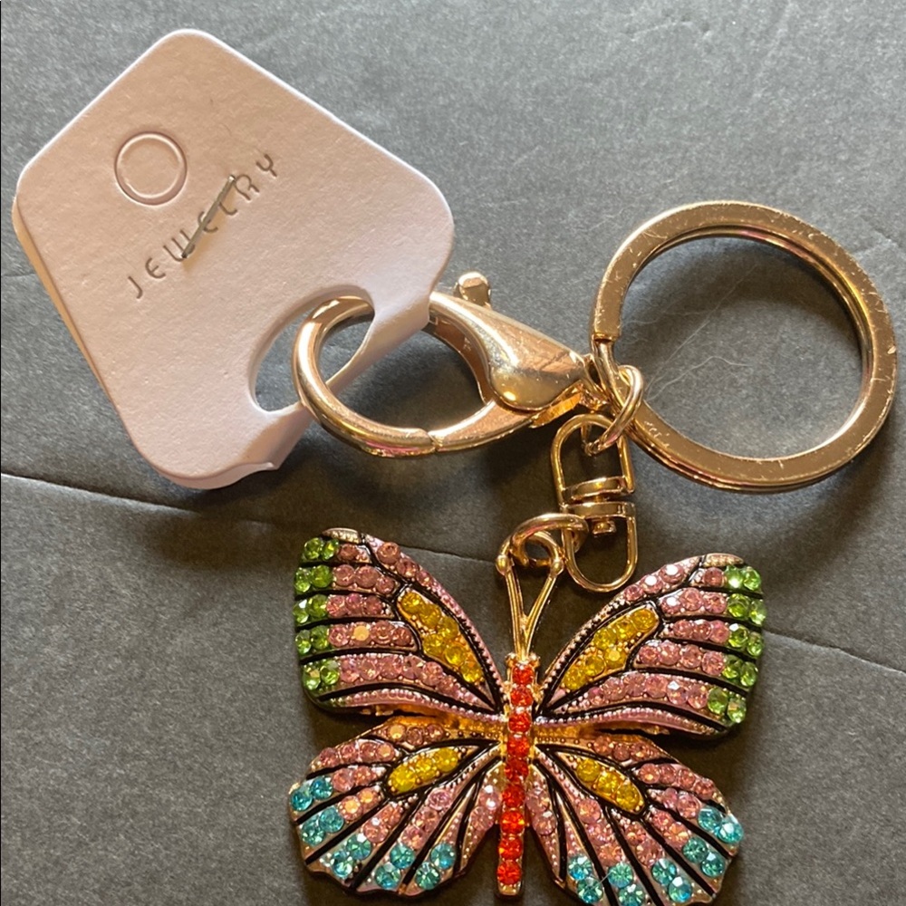 Colorful Butterfly Keychain/Bag Charm